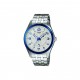 Casio General MTP-1352D-8B1 Silver Stainless Steel Band Men Watch