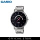 Casio General MTP-B105D-1A Silver Stainless Steel Band Men Watch