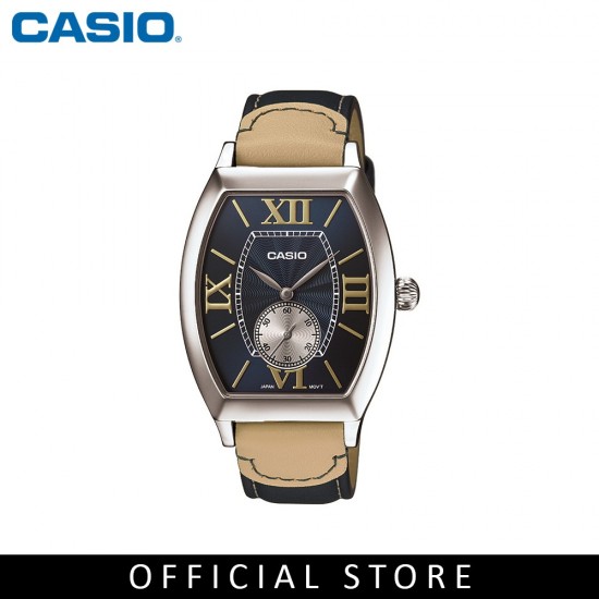 Casio General MTP-E114L-2A Blue Leather Band Men Watch