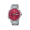 Casio General MTP-E119D-4A Silver Stainless Steel Band Men Watch