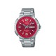 Casio General MTP-E119D-4A Silver Stainless Steel Band Men Watch