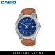 Casio General MTP-E158L-2A Brown Leather Band Men Watch