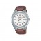 Casio General MTP-E158L-7A Brown Leather Band Men Watch