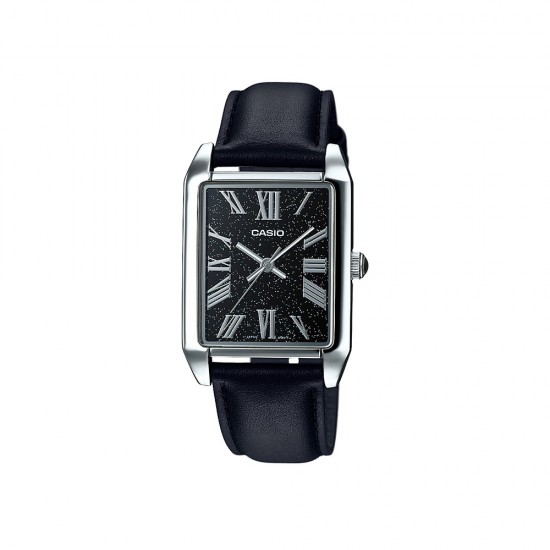 Casio General MTP-TW101L-1A Black Leather Band Men Watch