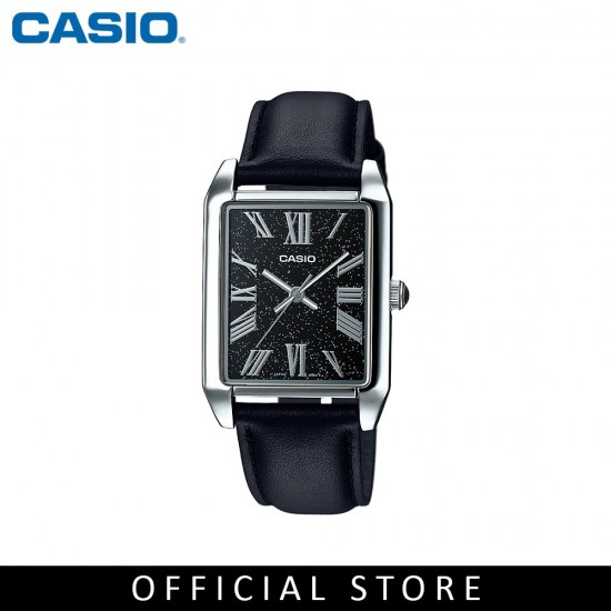 Casio General MTP-TW101L-1A Black Leather Band Men Watch