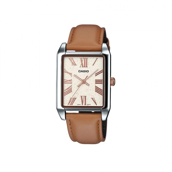 Casio General MTP-TW101L-7A Brown Leather Band Men Watch