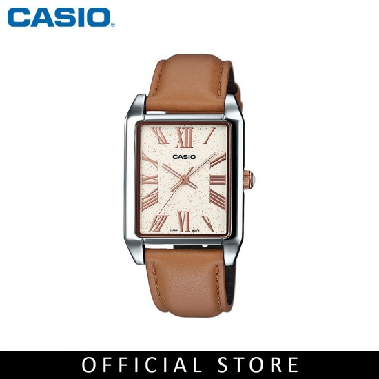 Casio General MTP-TW101L-7A Brown Leather Band Men Watch
