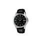 Casio General MTP-V004L-1A Black Leather Band Men Watch