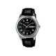 Casio General MTP-V006L-1B Black Leather Band Men Watch
