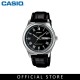 Casio General MTP-V006L-1B Black Leather Band Men Watch