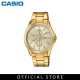 Casio General MTP-V302G-9A Gold Stainless Steel Band Men Watch