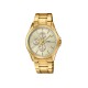 Casio General MTP-V302G-9A Gold Stainless Steel Band Men Watch