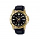 Casio General MTP-VD01GL-1E Black Leather Band Men Watch