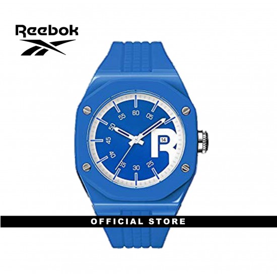 REEBOK CLASSIC RC-SWA-G3-PLIL-LW BLUE SILICONE STRAP MEN WATCH