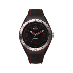 Reebok Emom 1.0 RD-EMO-G2-PBIB-BR Black Silicone Strap Men Watch