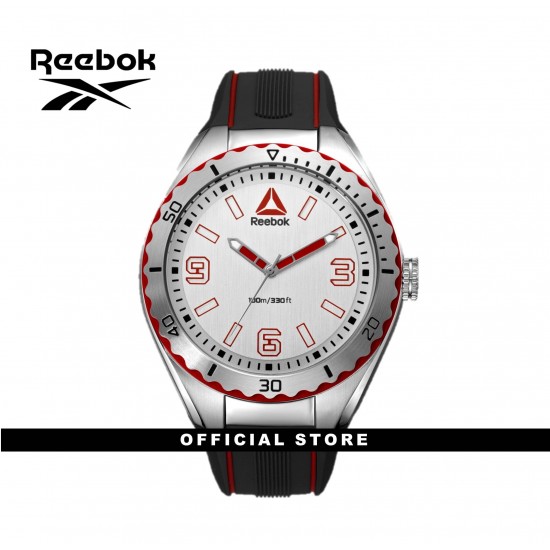 REEBOK EMO RD-EMO-G2-S1IB-1R BLACK SILICON STRAP MEN WATCH
