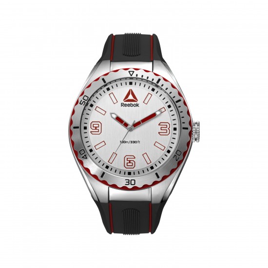 REEBOK EMO RD-EMO-G2-S1IB-1R BLACK SILICON STRAP MEN WATCH