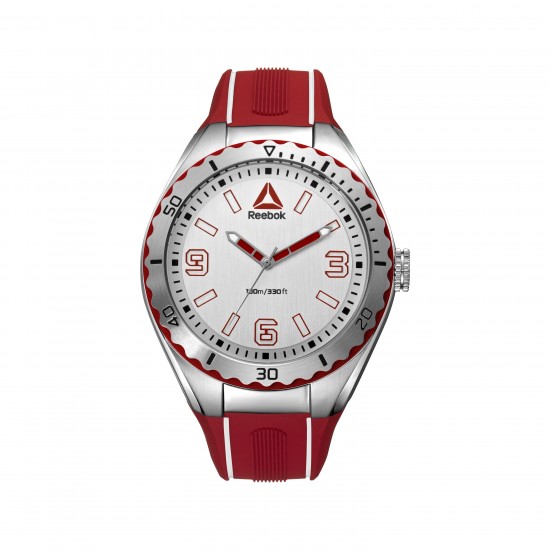 REEBOK EMO RD-EMO-G2-S1IE-1R RED SILICON STRAP MEN WATCH