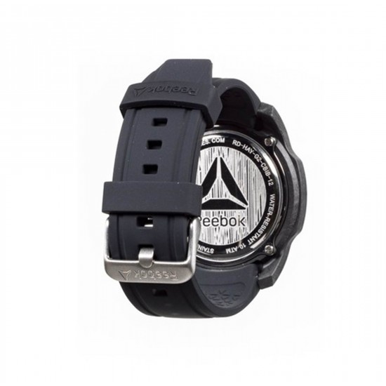 REEBOK HAYMAKER RD-HAY-G2-CBIB-12 BLACK SILICON STRAP MEN WATCH