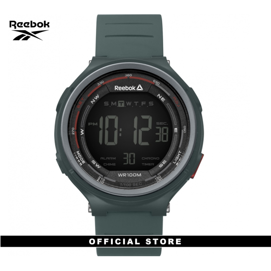 REEBOK RD-KLS-G9-PGPG-BR ARMY GREEN POLYURETHANE STRAP MEN WATCH