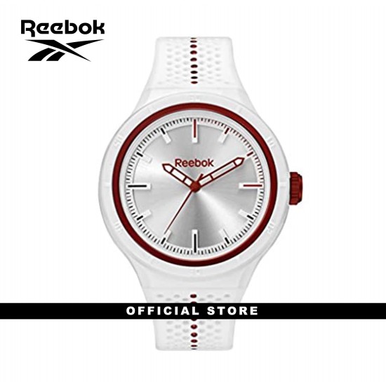 REEBOK MESH MEN RF-MES-G2-PWIW-WR WHITE RUBBER STRAP MEN WATCH