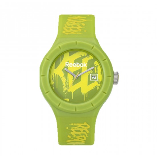 REEBOK FITNESS RF-TWG-G3-PGPG-GY GREEN PU STRAP MEN WATCH