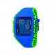 REEBOK FITNESS RF-WZ1-G9-PLIG-LW BLUE GREEN SILICON STRAP MEN WATCH
