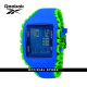REEBOK FITNESS RF-WZ1-G9-PLIG-LW BLUE GREEN SILICON STRAP MEN WATCH