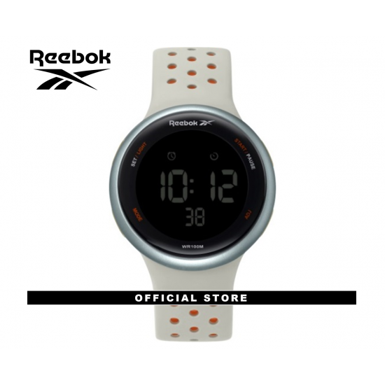 REEBOK UNISEX ELEMENTS GREY RV-ELE-U9-PAIA-BB SILICON STRAP WATCH