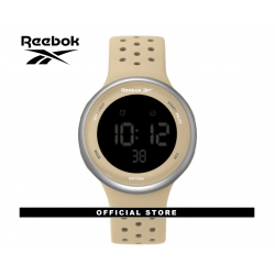 REEBOK UNISEX ELEMENTS SILVER RV-ELE-U9-PCIC-BC SILICON STRAP WATCH