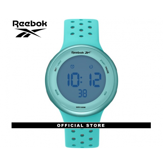 REEBOK UNISEX ELEMENTS BLUE RV-ELE-U9-PKIK-WK SILICON STRAP WATCH