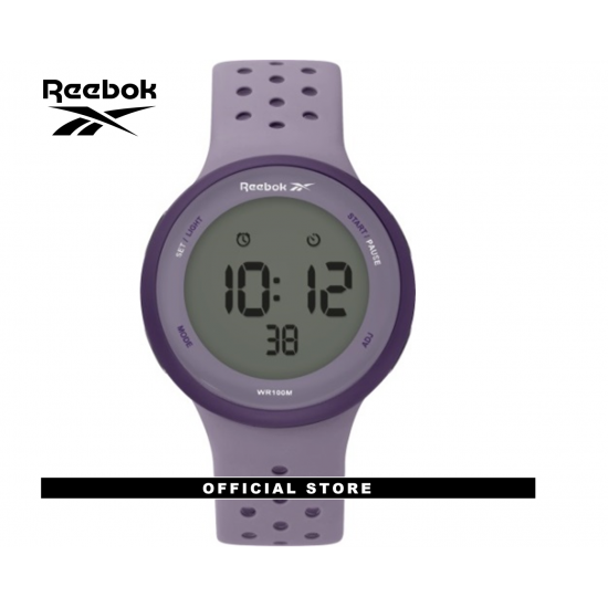 REEBOK UNISEX ELEMENTS DEEP PURPLE RV-ELE-U9-PUIU-WU SILICON STRAP WATCH