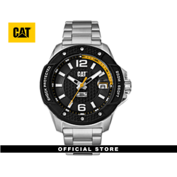 CAT SHOCKMASTER EVO BLACK SJ-141-11-131 STAINLESS STEEL STRAP MEN WATCH