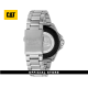 CAT SHOCKMASTER EVO SILVER SJ-141-11-232 STAINLESS STEEL STRAP MEN WATCH