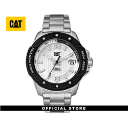 CAT SHOCKMASTER EVO SILVER SJ-141-11-232 STAINLESS STEEL STRAP MEN WATCH