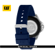 CAT SHOCKMASTER EVO BLUE SJ-141-26-637 SILICON STRAP MEN WATCH