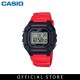 Casio General W-218H-4B Red Resin Band Youth Men Watch