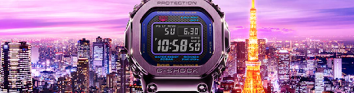 New Release Two-Tone, Purple and Blue Metal G-SHOCK