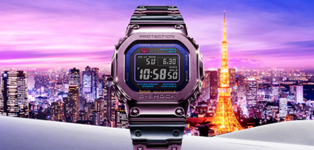 New Release Two-Tone, Purple and Blue Metal G-SHOCK