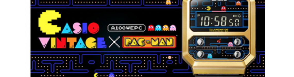 Casio to Release PAC-MAN Collaboration Model with Fun, Retro Styling in a Digital Watch